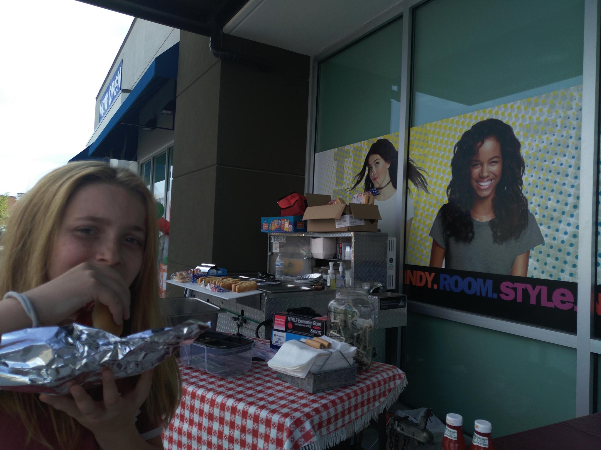 Guests enjoying food