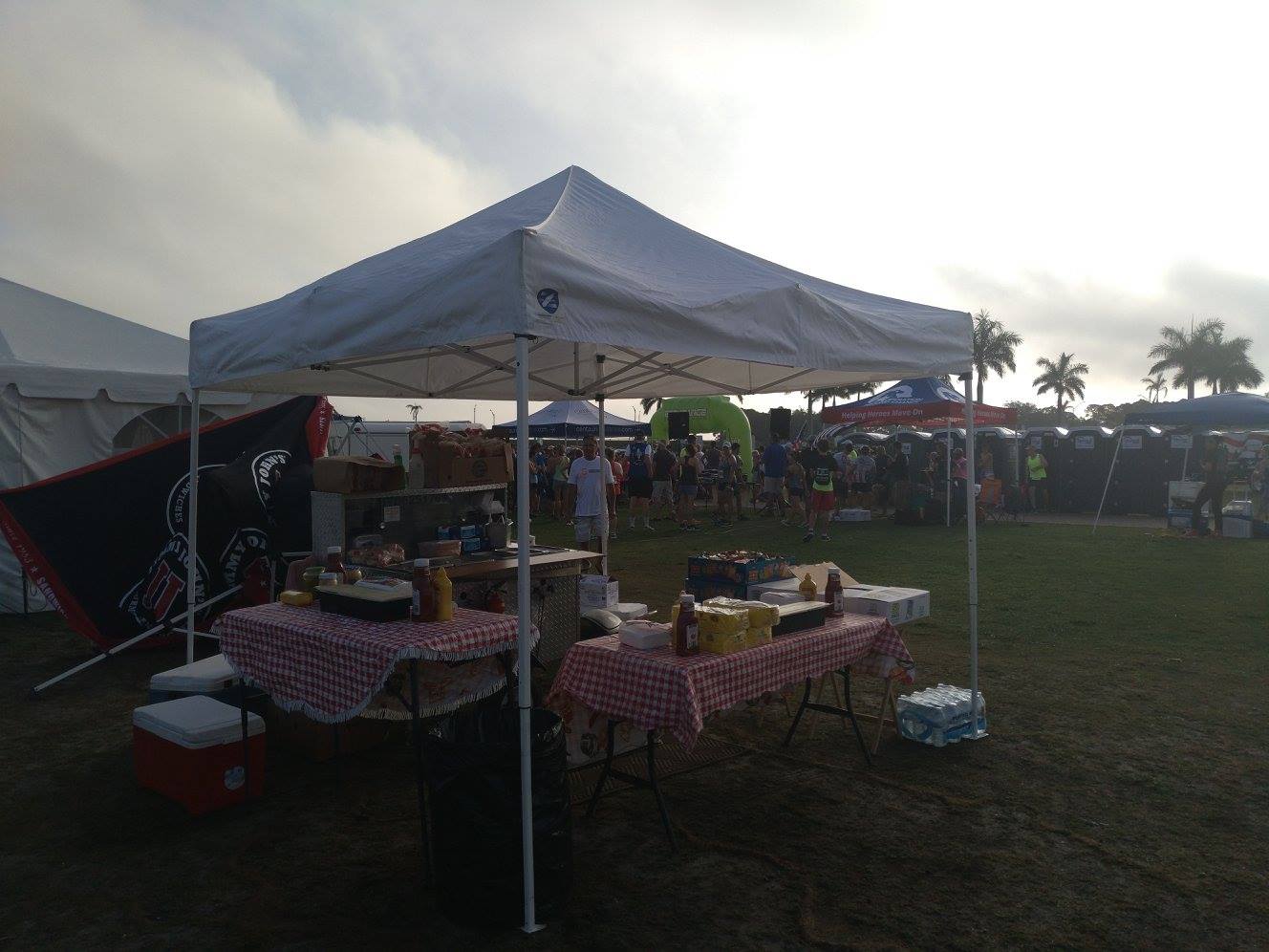 All-beef hot dogs with toppings